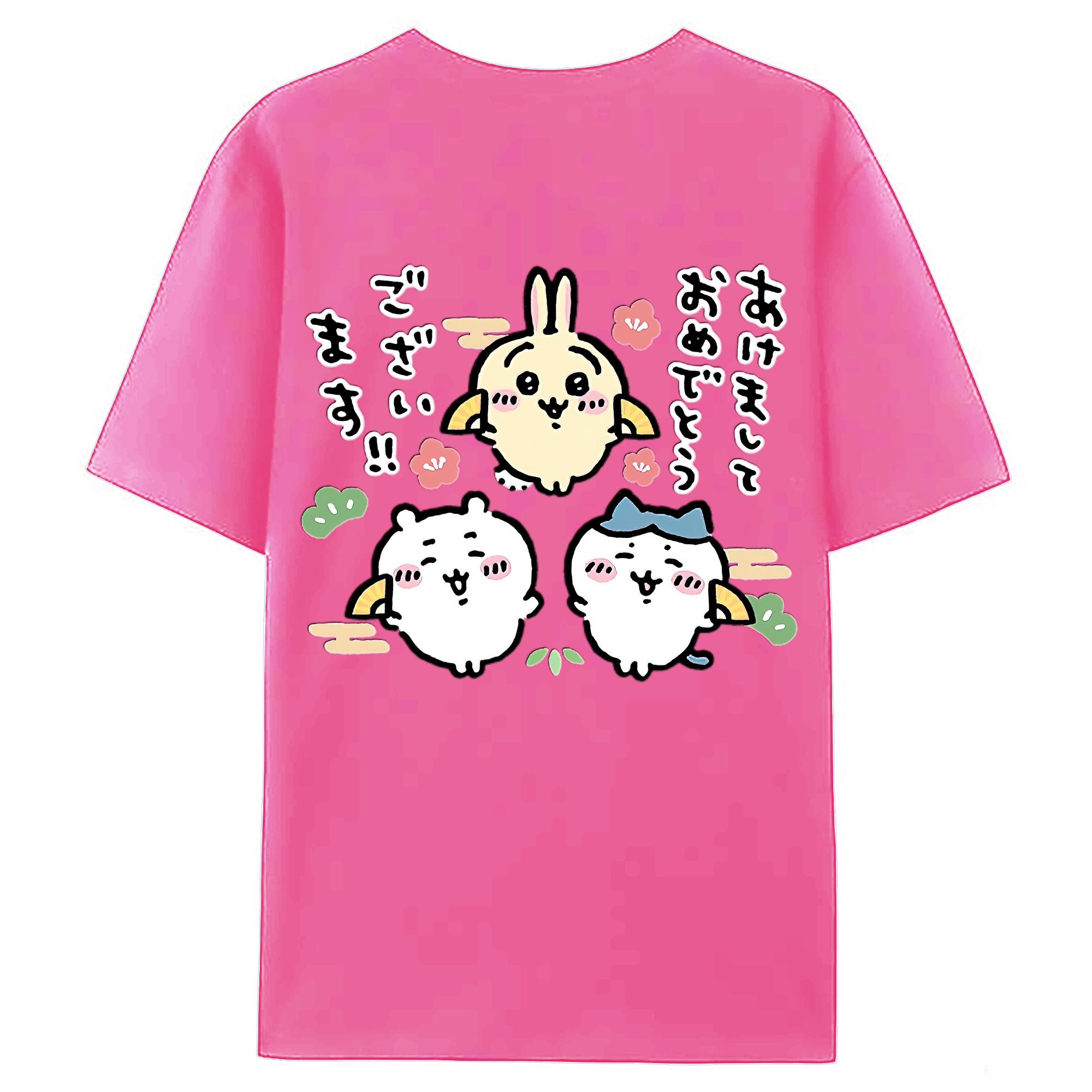 （画像用） ちいかわ ちいかわ Chii-kawa chiikawa レディース半袖Tシャツ(バックプリント)